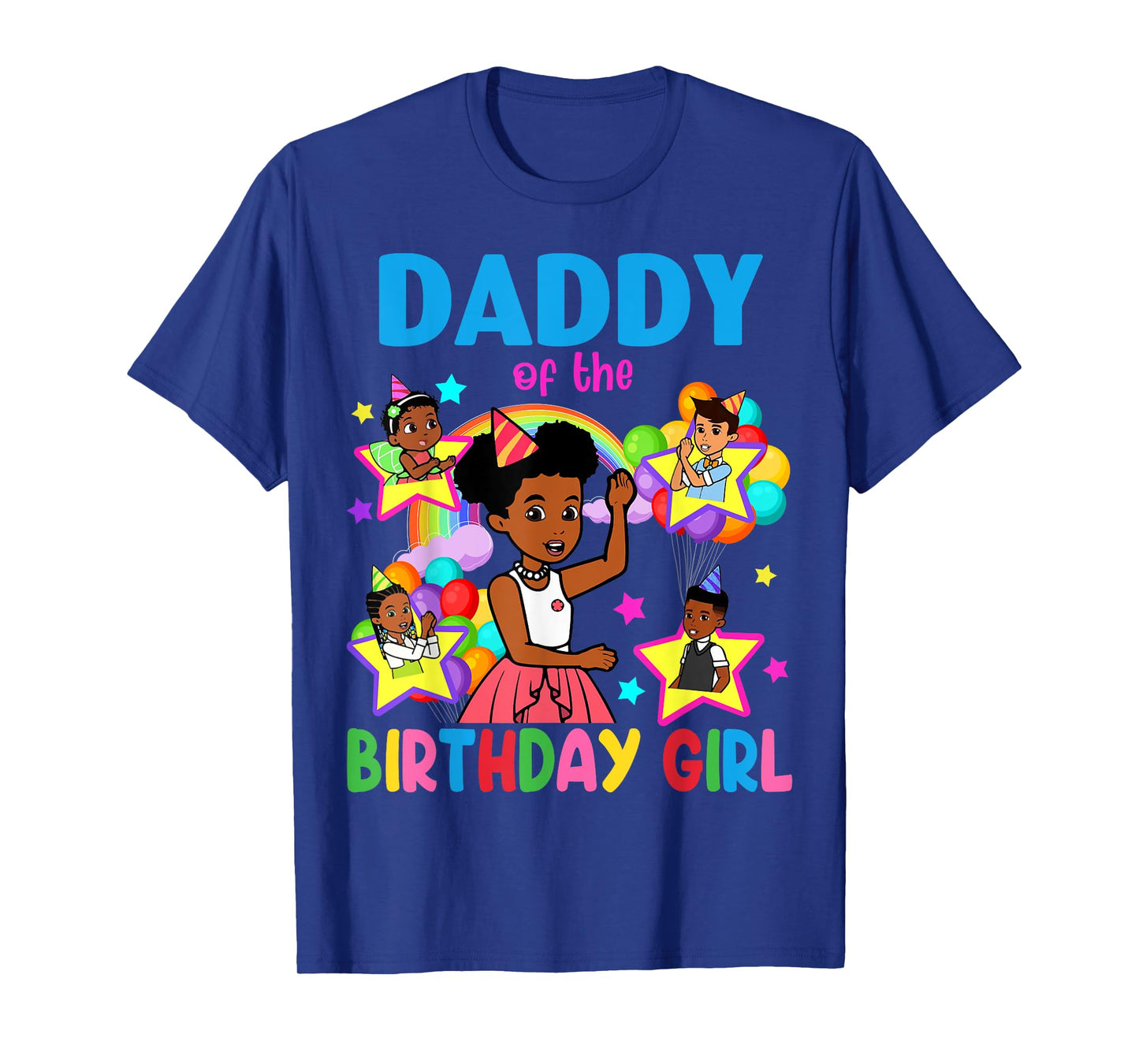 Daddy Of Birthday Girl Gracie Birthday Dolls Girl Party T-Shirt