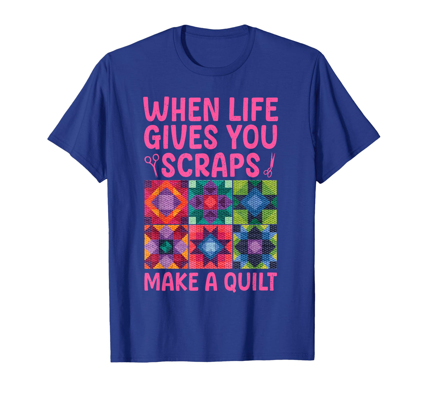 Quilting Design For Women Grandma Quilt Lover Sewing Quilter T-Shirt