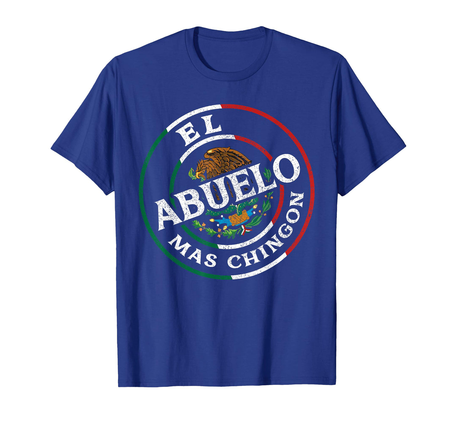 El Abuelo Mas Chingon Mexican Spanish Grandpa Fathers Day T-Shirt