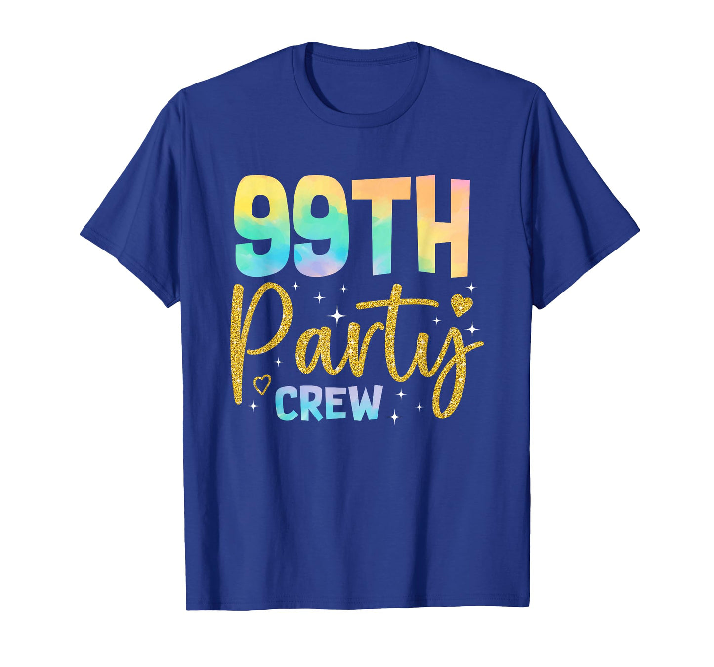 99th Party Crew 99 Years Old Birthday Party Family Matching T-Shirt