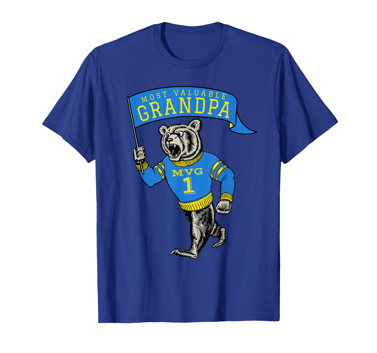 Funny Grandpa Most Valuable Number 1 Saying Grandfather T-Shirt