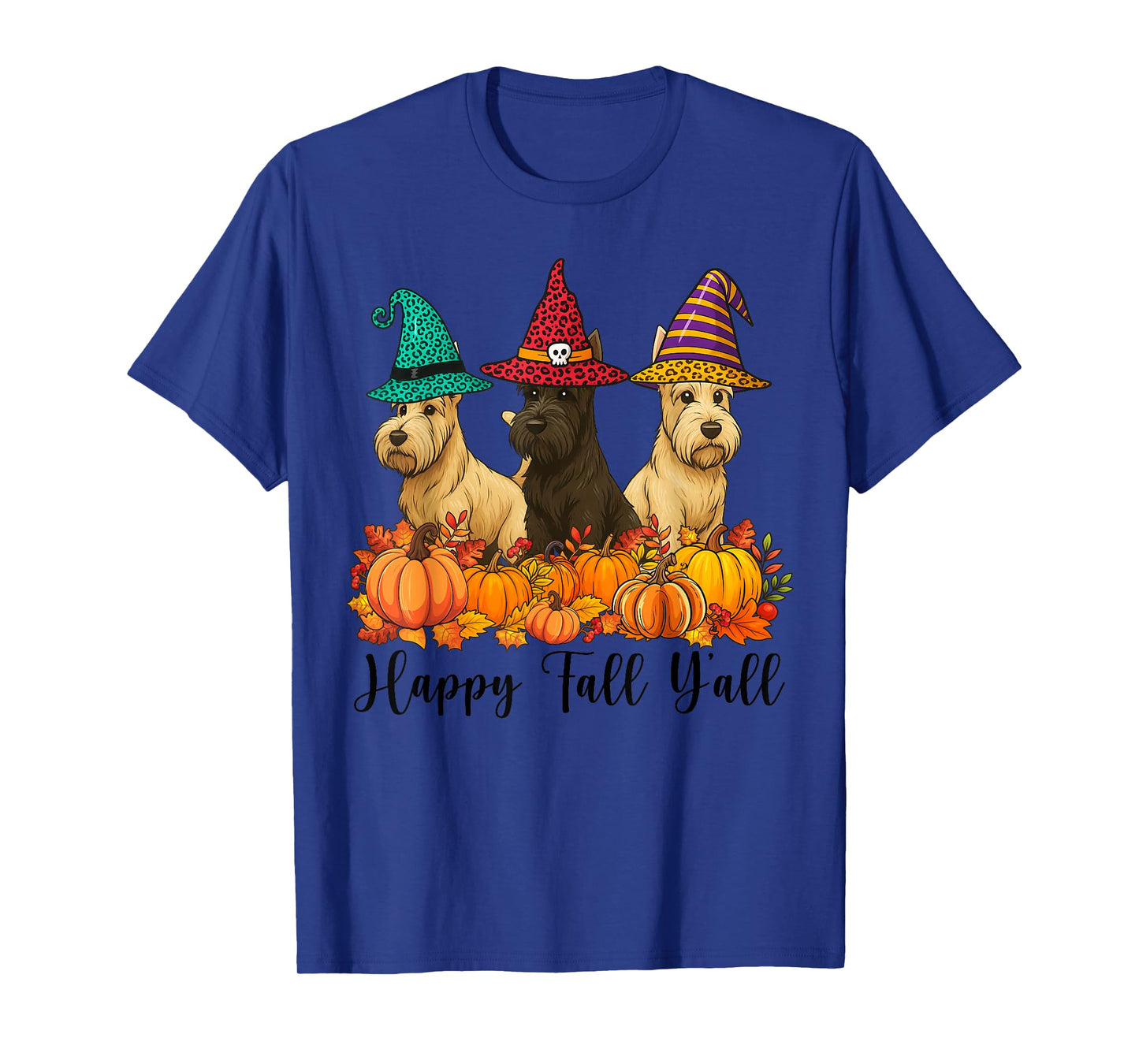Scottish Terrier Lover Fall Ya'll Halloween Costume T-Shirt
