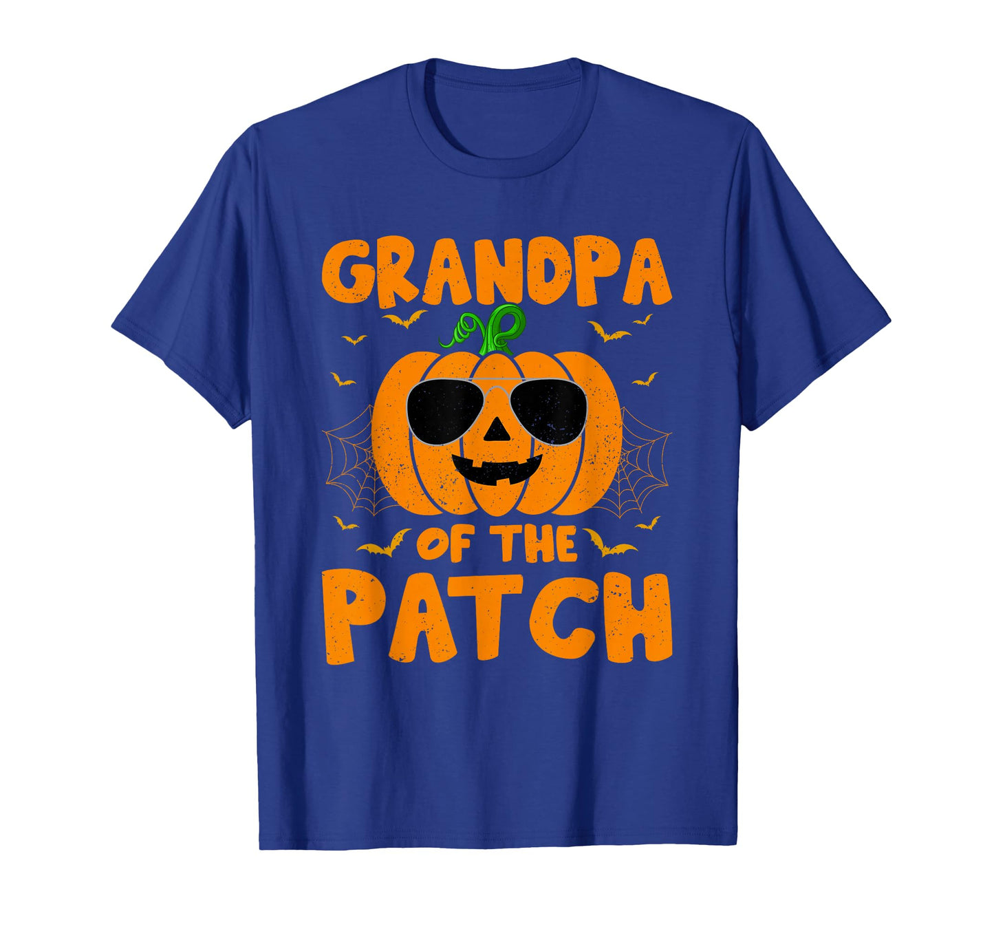 Pumpkin Grandpa Of The Patch Family Group Costume Halloween T-Shirt