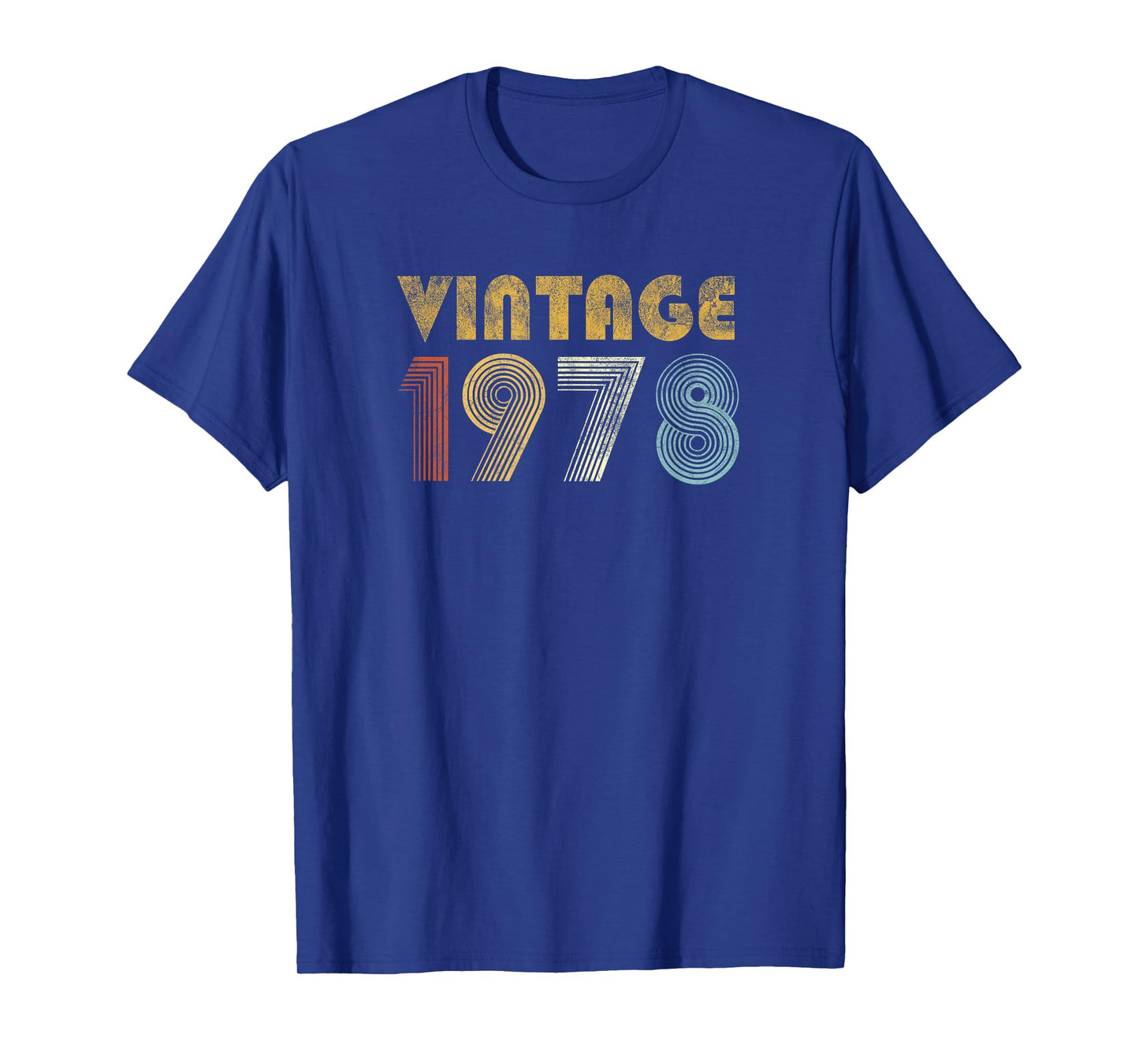 Vintage 1978 70s Retro T-Shirt 47th Birthday Gift Men Women T-Shirt