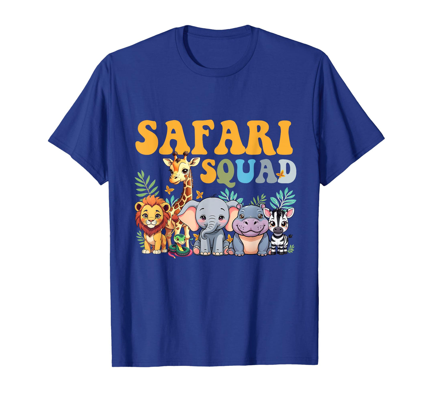Safari Squad Zoo Jungle Animal Birthday Family Matching T-Shirt