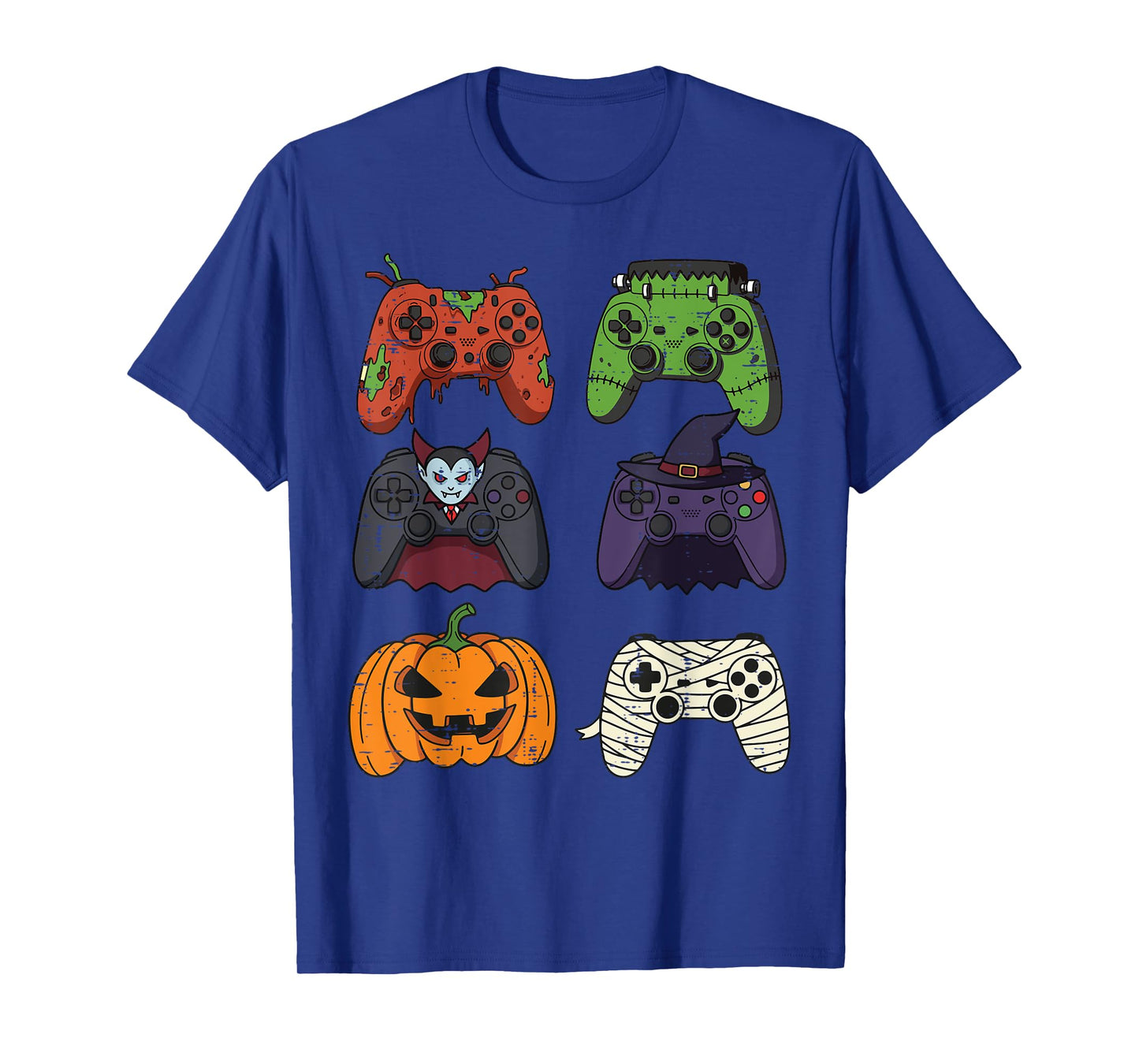 Halloween Gaming Controllers Gamer Costume Men Boys Kids T-Shirt