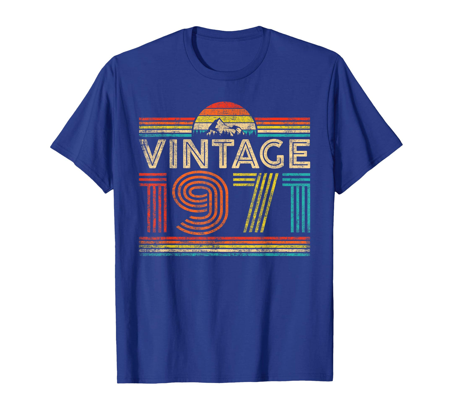 Vintage 1971 Classic Year 1971 Birthday Men Women Vintage T-Shirt