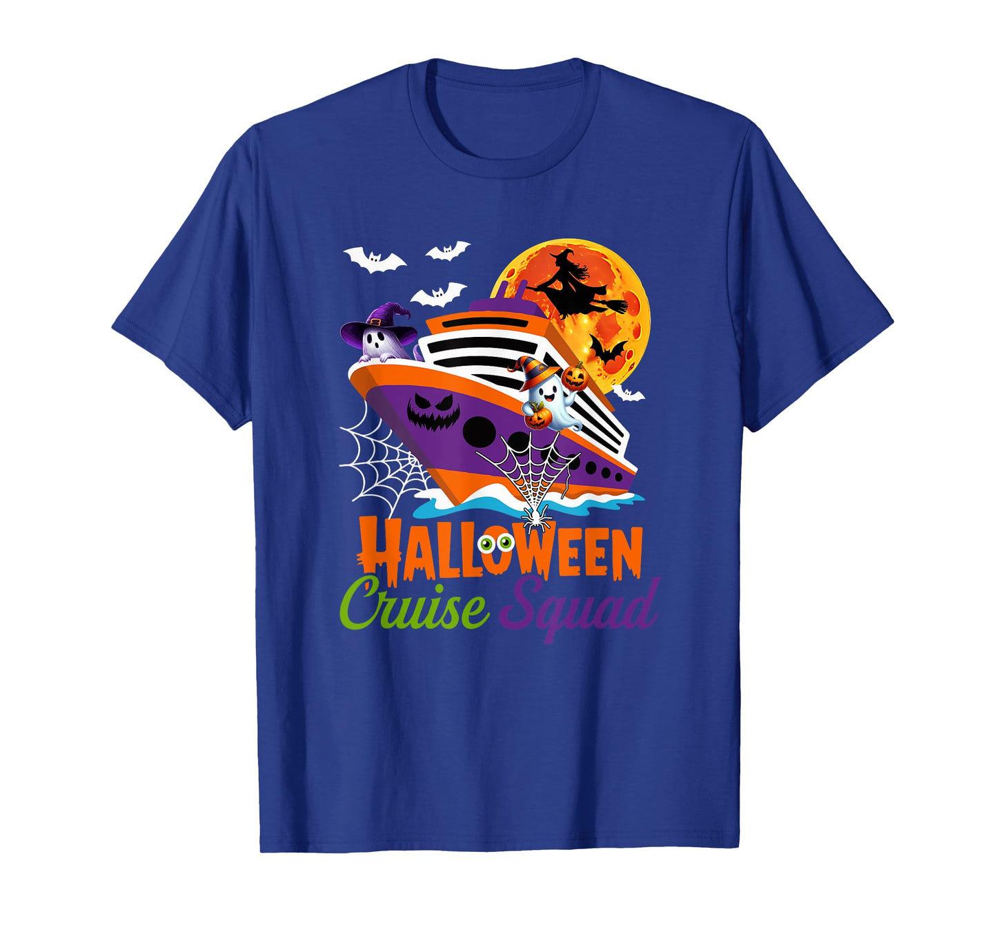 Halloween Cruise Squad Boo Ghosts Witch Horror Cruise Ship T-Shirt