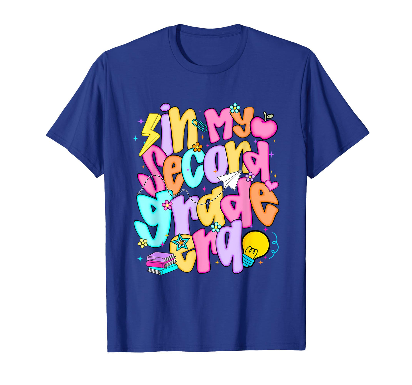 In My Second Grade Era Preppy Back To School Teachers Kids T-Shirt