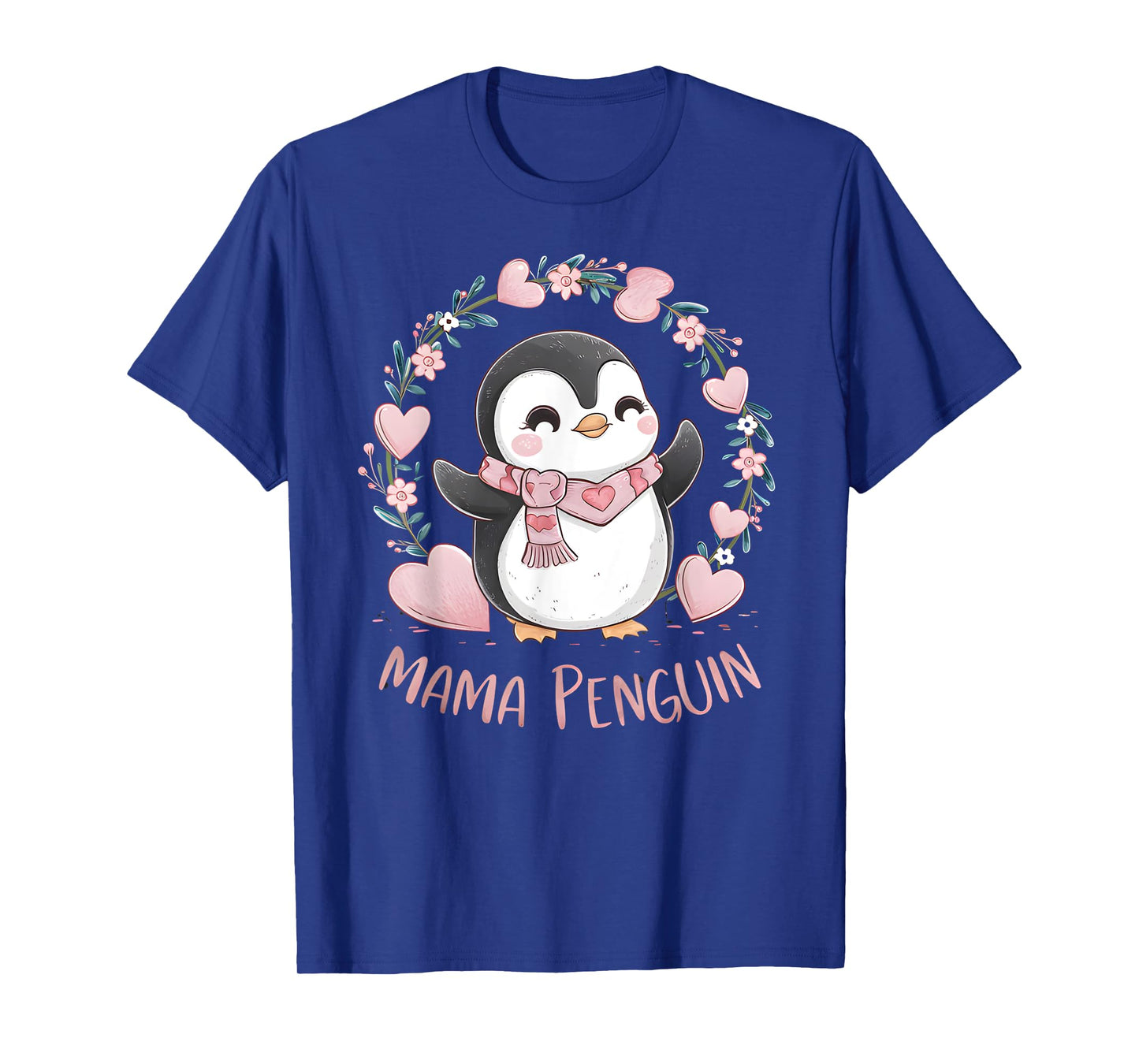 Penguin Mama Flightless Bird Lover Mother's Day Mommy Mom T-Shirt