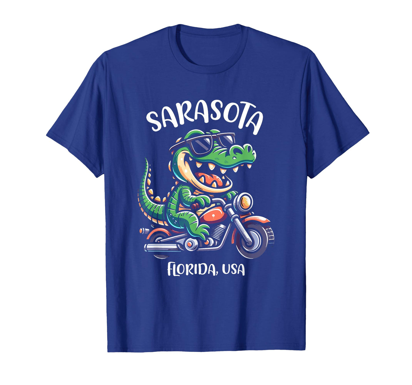 Sarasota Florida USA Fun Alligator Cartoon Design T-Shirt