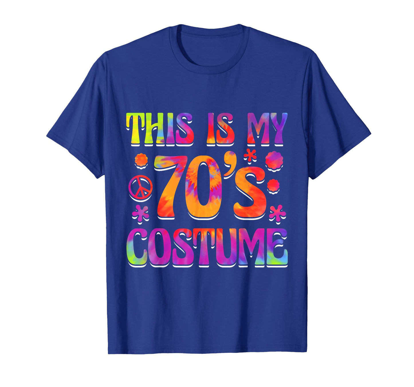 This Is My 70's Costume Seventies Theme Party Hippie Vibes T-Shirt