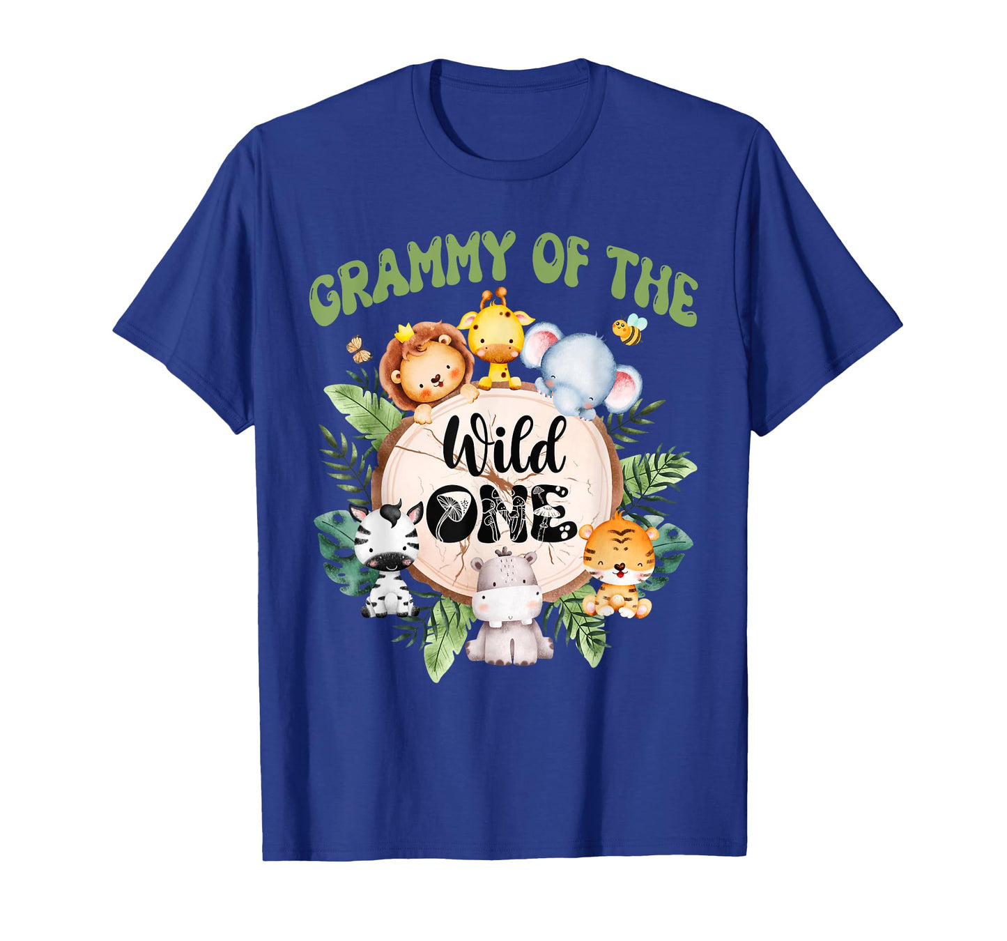 Grammy Of The Wild One 1st Birthday Safari Family Matching T-Shirt
