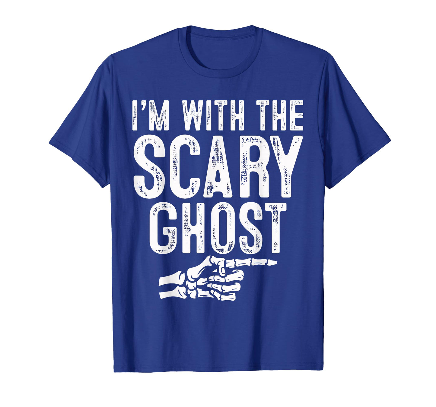 I'm with The Scary Ghost Easy Costume Halloween Couples T-Shirt