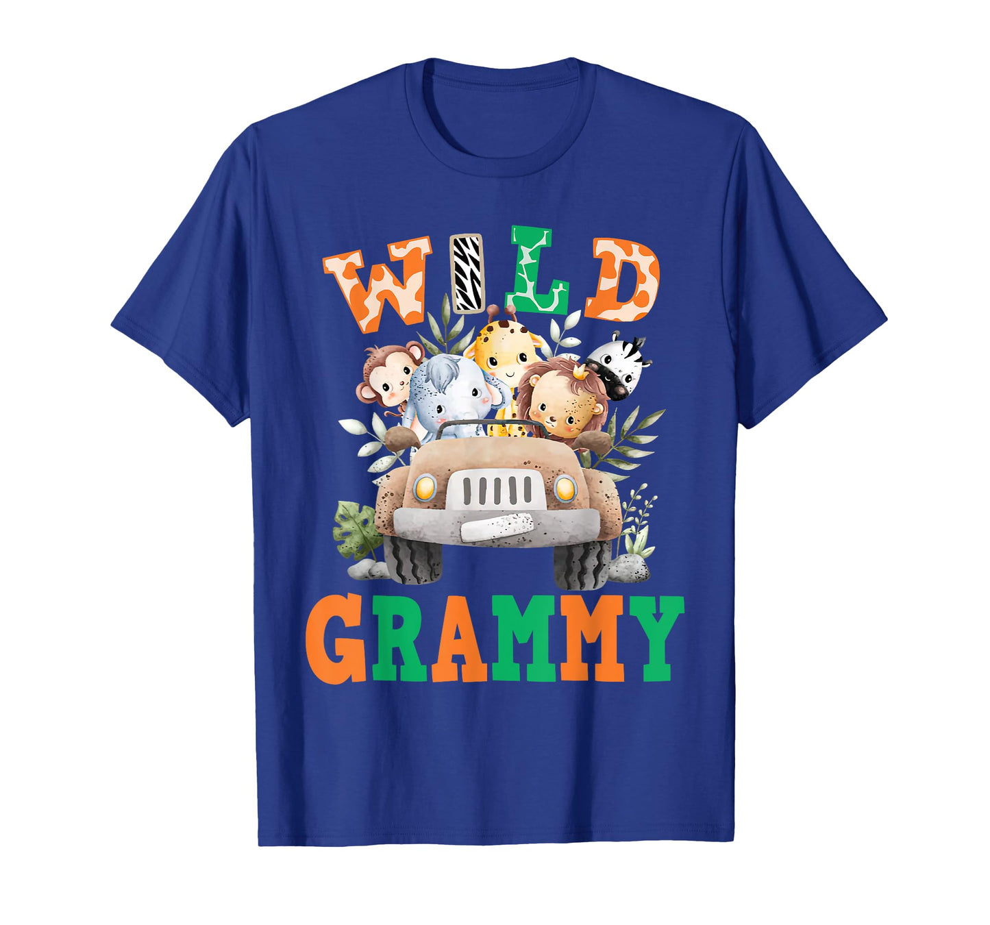 Wild Grammy Zoo Born Two be Wild B-day Safari Jungle Animal T-Shirt
