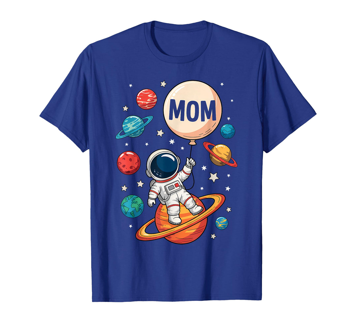 Mom of The Birthday Boy Space Astronaut 1st Birthday Family T-Shirt