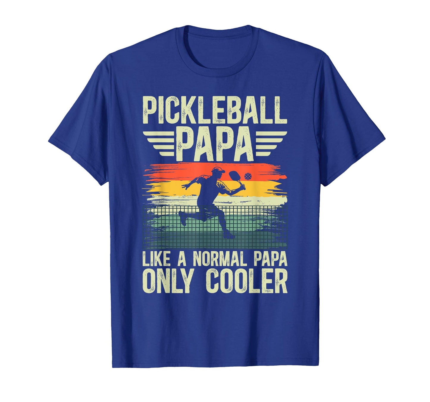 Cool Pickleball Papa Pickleball Player Papa Grandpa T-Shirt