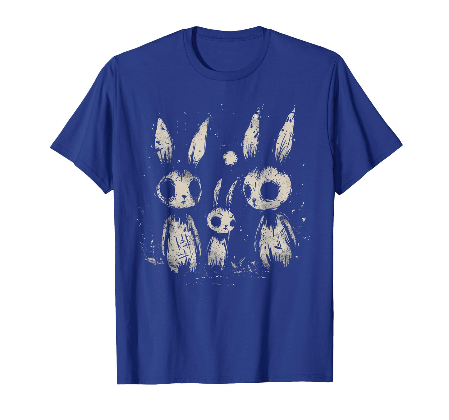 Creepy Cute Bunny Rabbits Horror Goth Grunge Alt Aesthetic T-Shirt