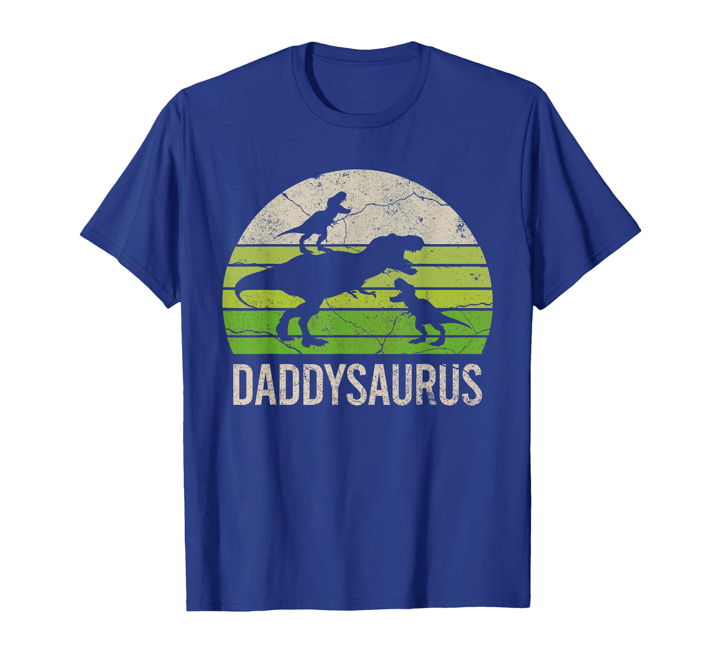 Daddy Dinosaur Funny Dad Daddysaurus 2 Two kids 2020 Gift T-Shirt