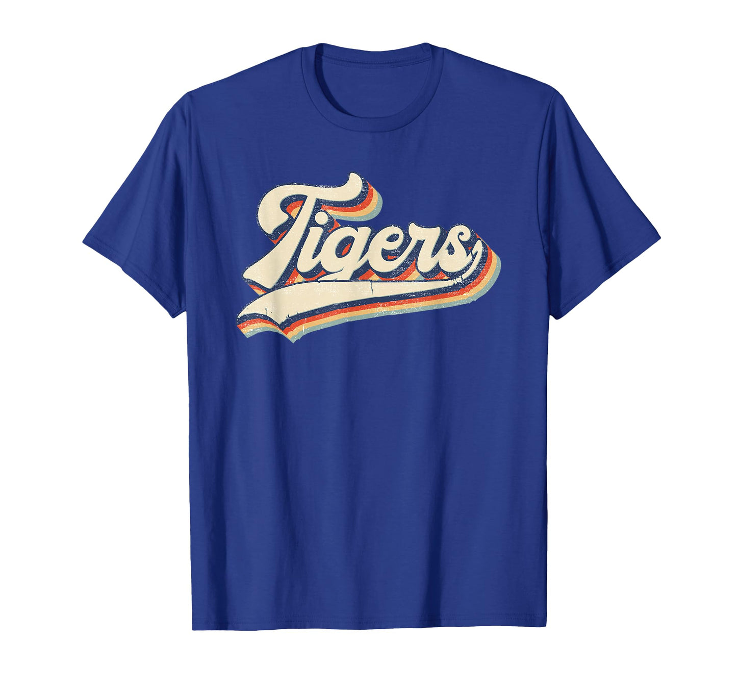 Vintage Tigers School Sports Name Retro Gift Men Women Boys T-Shirt