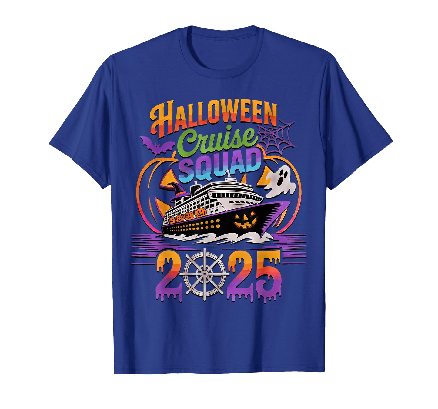 Halloween Cruise Squad 2025 Matching Cruising Crew Vacation T-Shirt