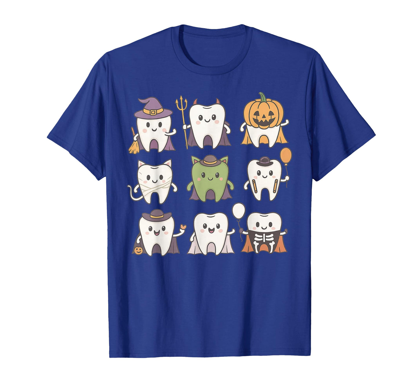 Halloween Dentist Witch Teeth Dental Crew Costume Men Women T-Shirt