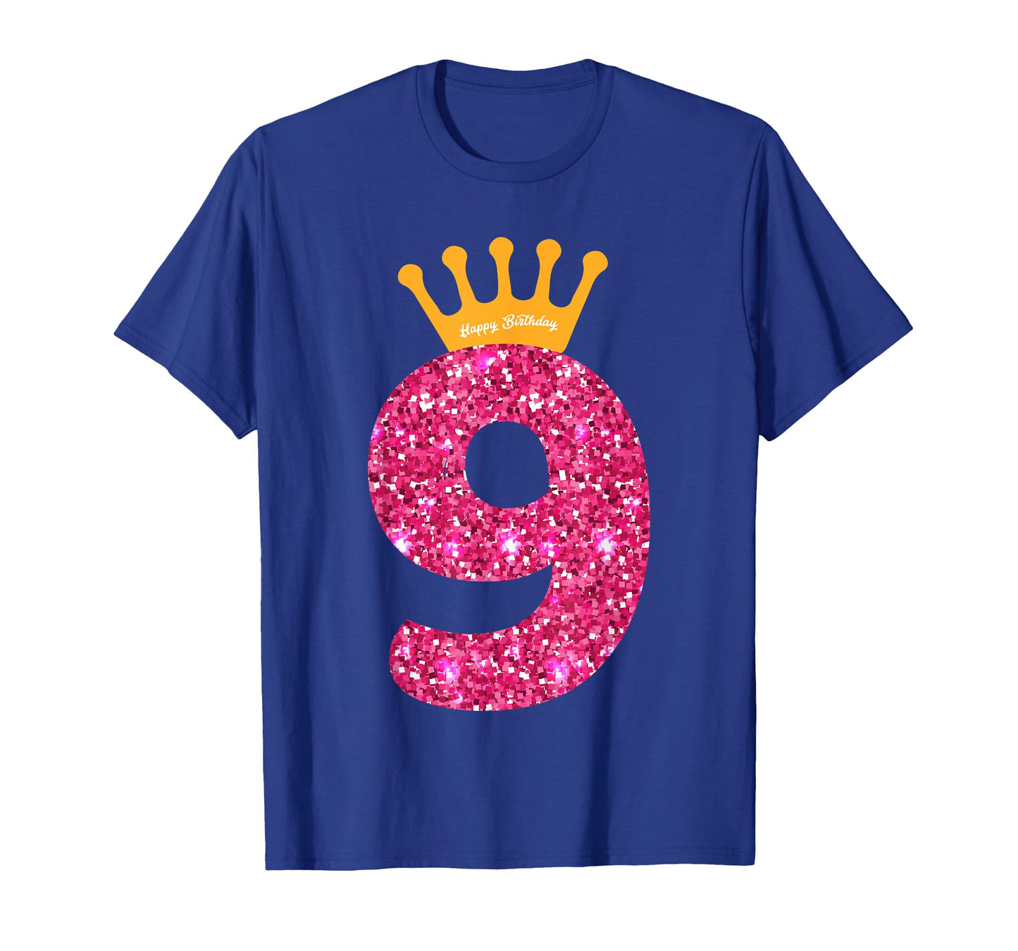Happy Birthday Shirt, Girls 9th Party 9 Years Old Bday T-Shirt