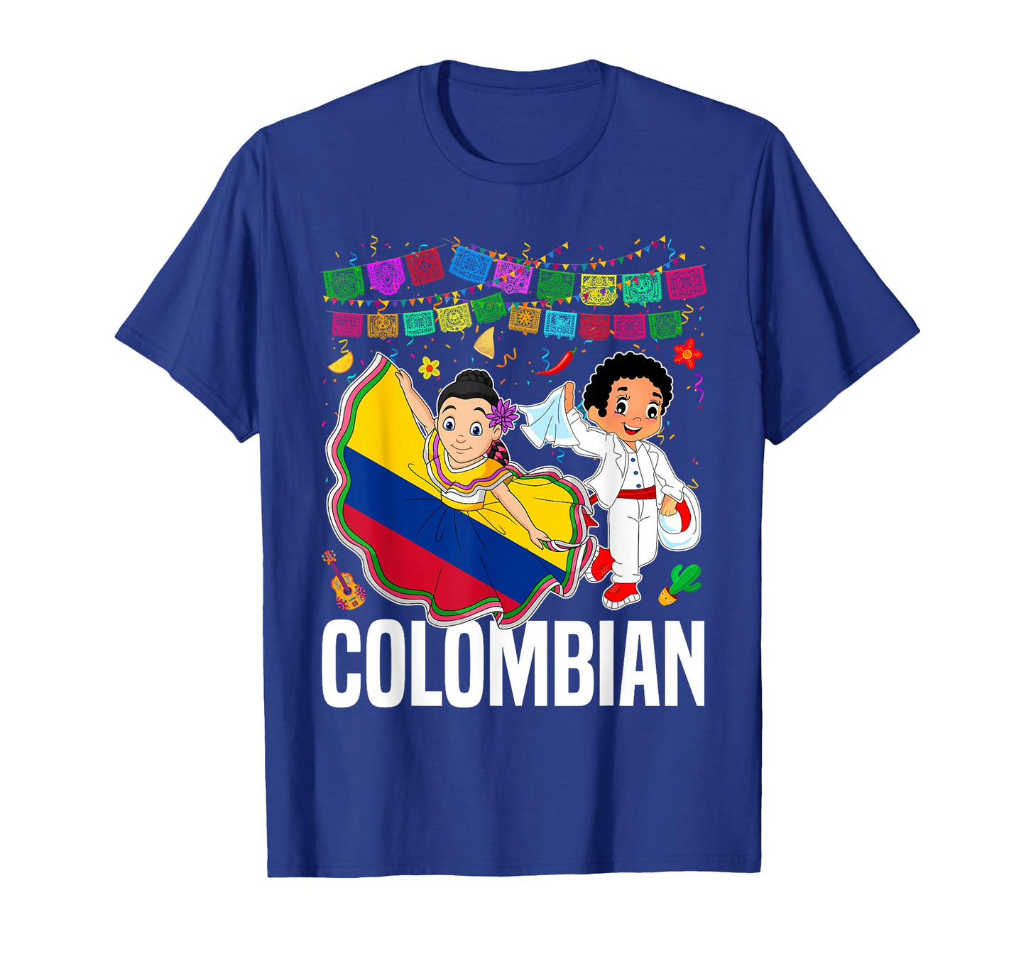 Colombian National Hispanic Heritage Month Colombia Kids T-Shirt