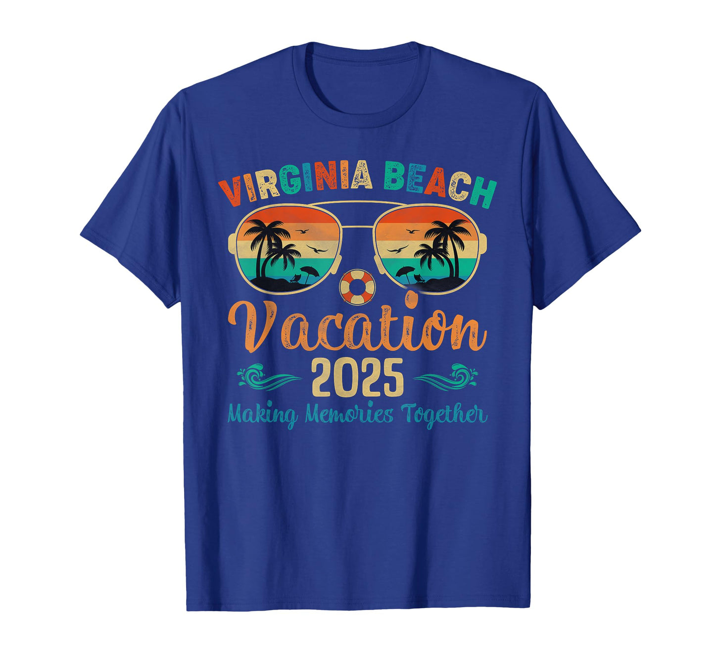 Virginia Beach Vacation 2025 Friends Family Summer T-Shirt