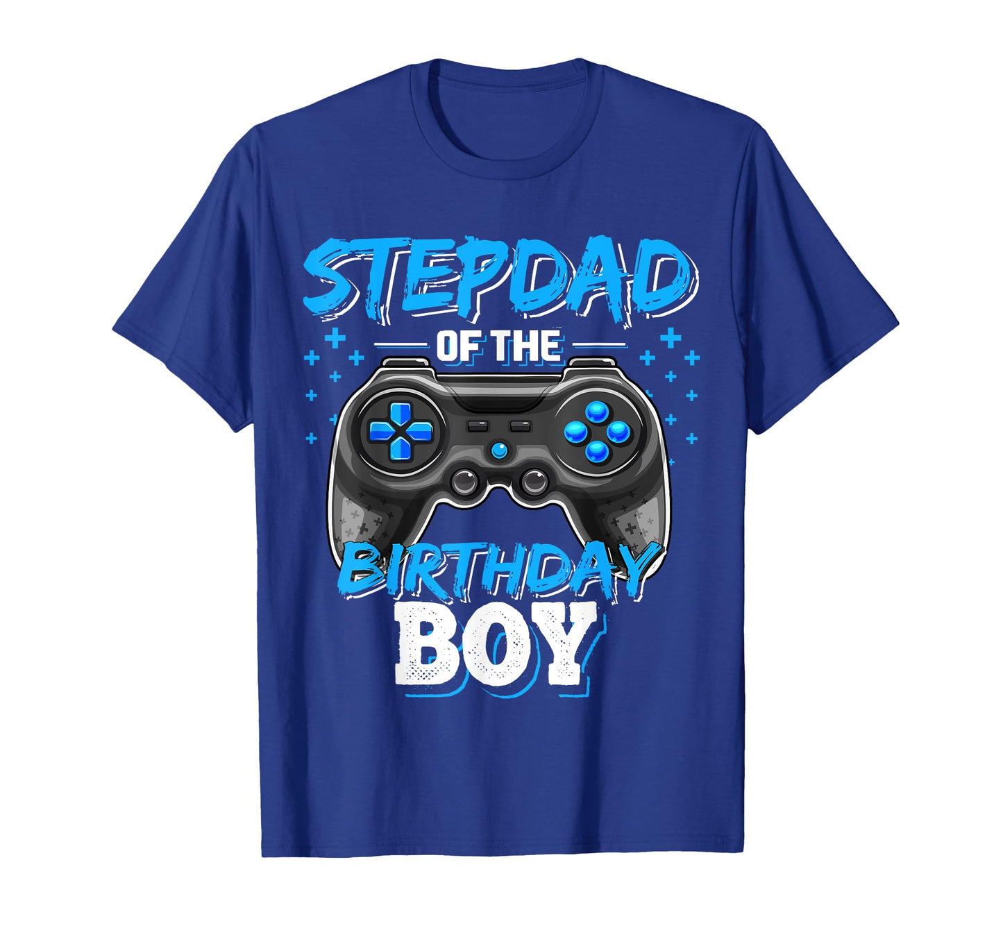 Stepdad of the Birthday Boy Matching Family Video Game Party T-Shirt