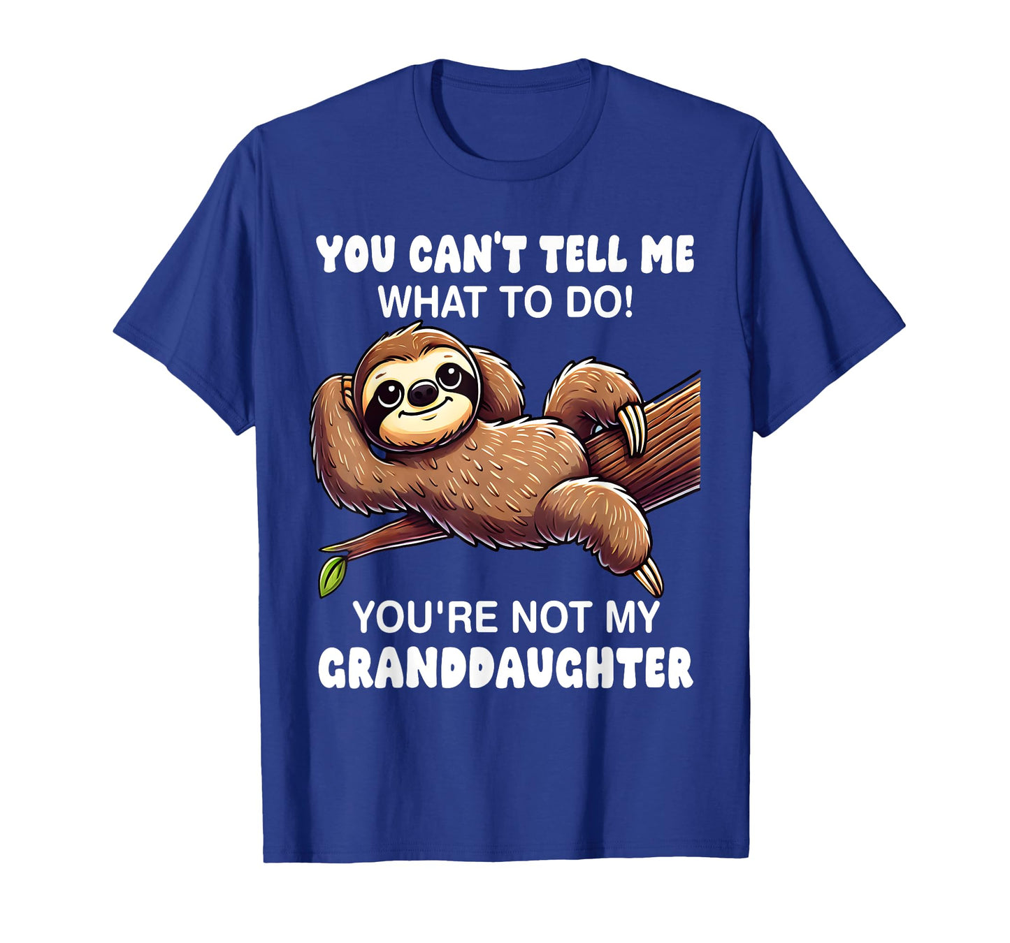 You Can’t Tell Me What To Do You Not My Granddaughter T-Shirt