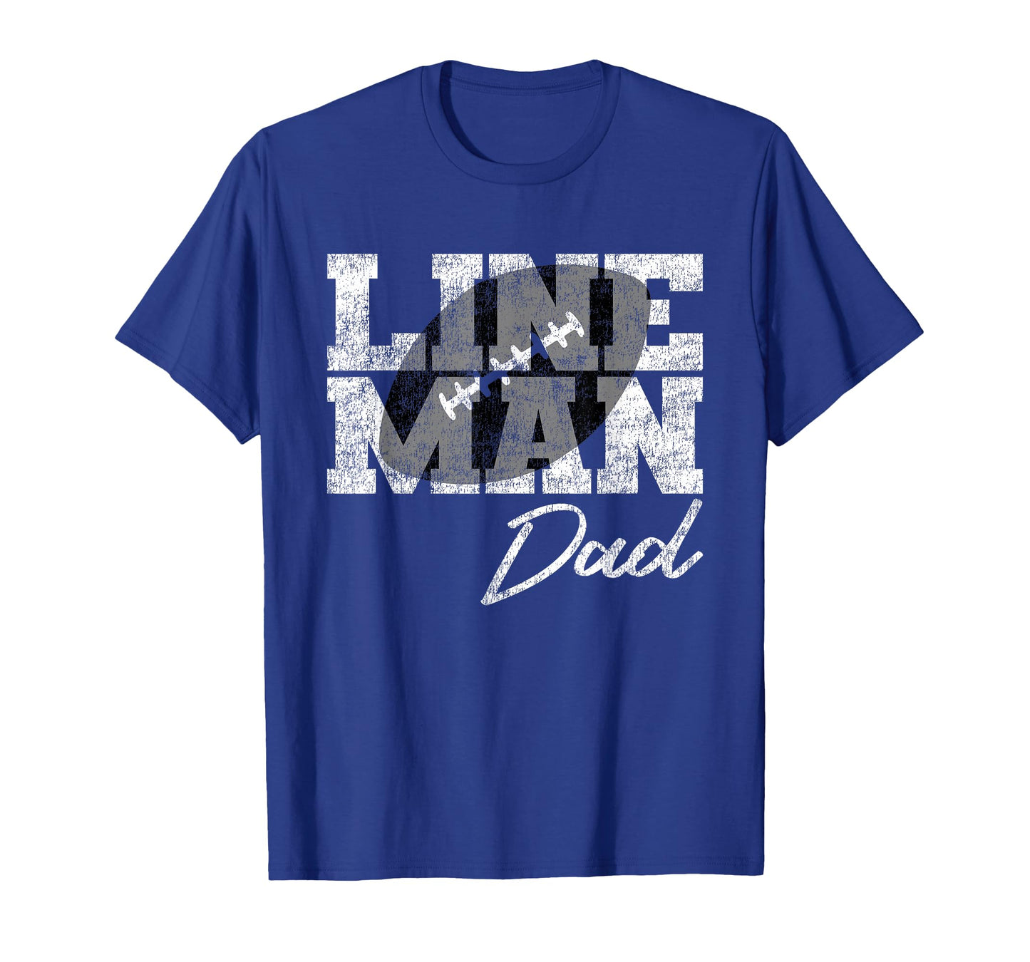 Lineman Dad - Football Player Matching Family T-Shirt