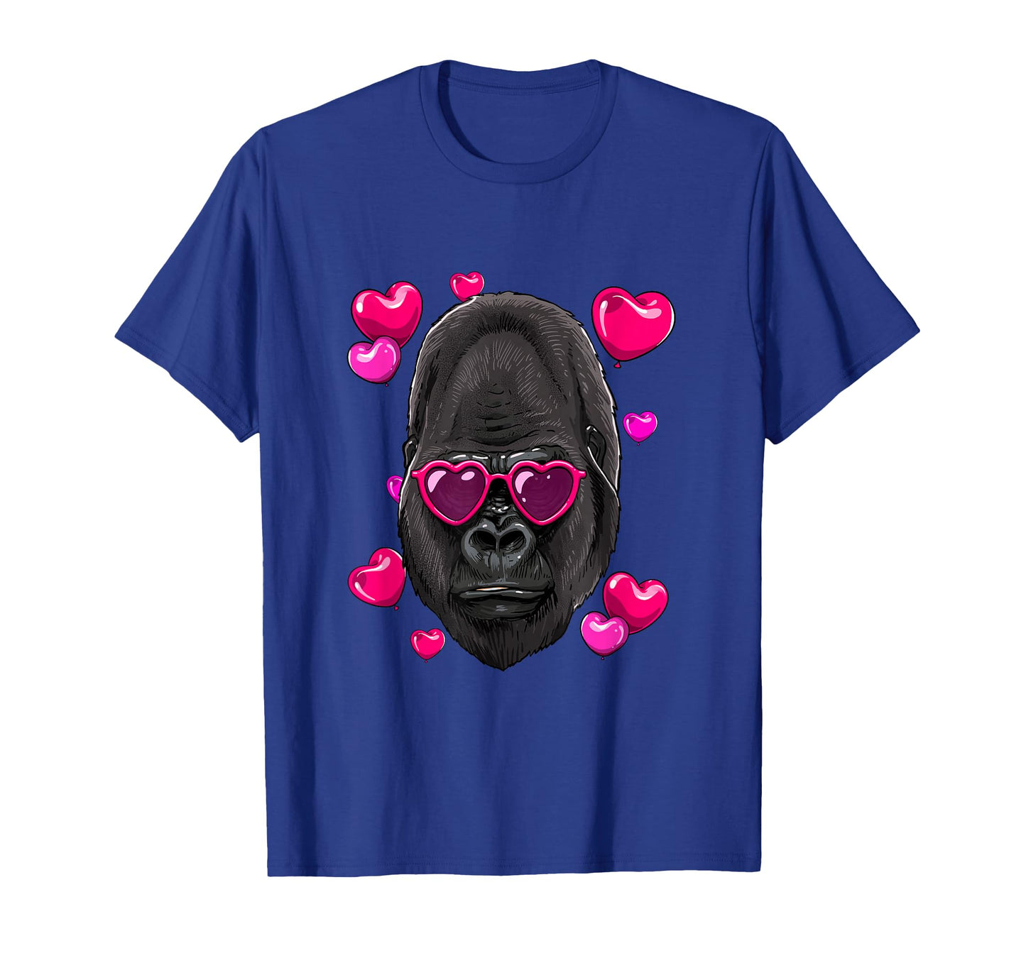 Valentines Day Gorilla Shirt Ape Primate Animal Monkey Lover T-Shirt