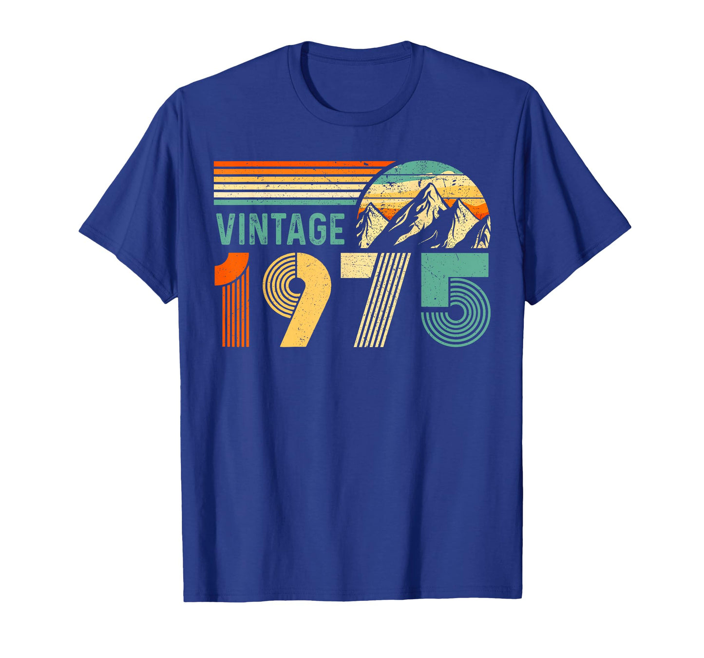 Vintage Birthday Retro 75 Birthday 50th 1975 For Men Women T-Shirt