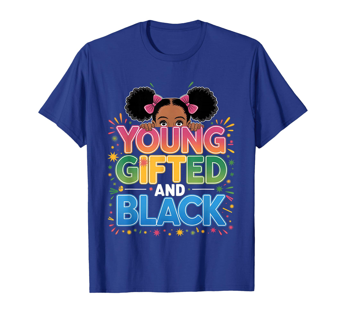 Young Gifted and Black History shirt for girls black history T-Shirt