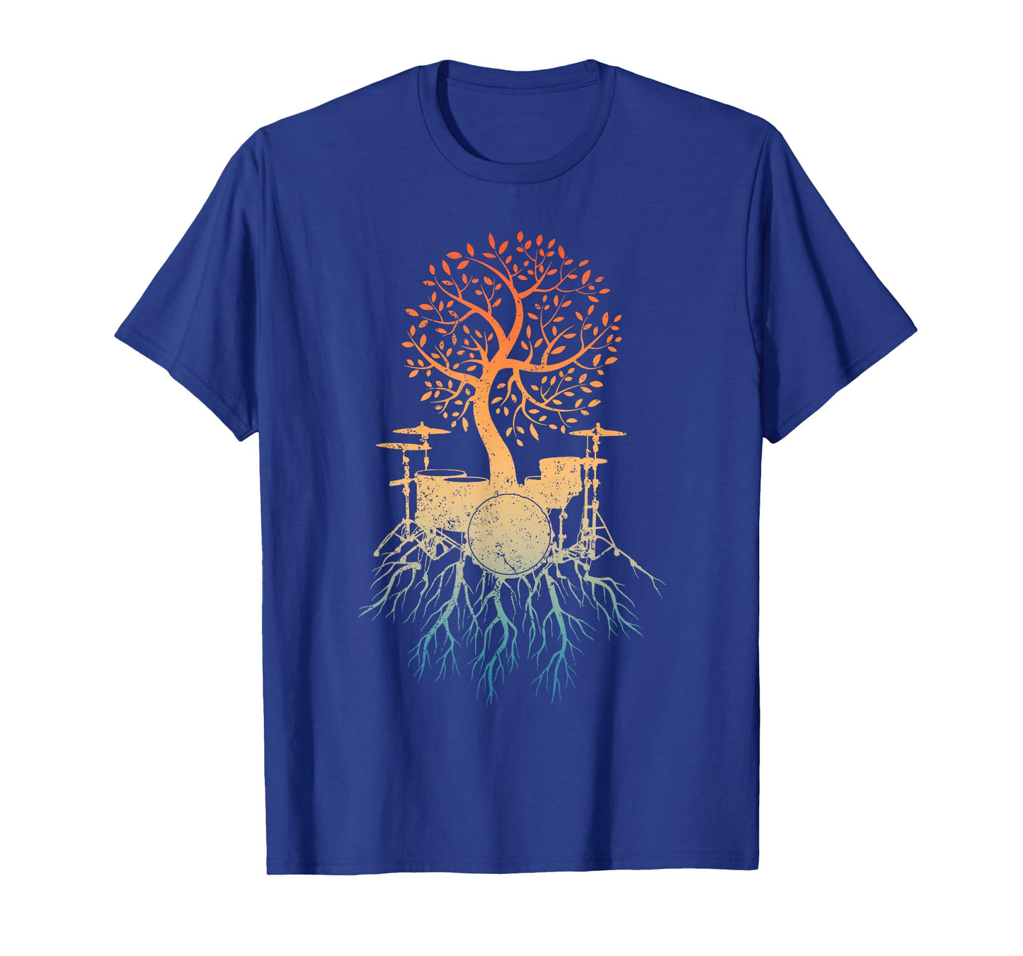 Cool Drum Set Art For Men Women Drummer Music Drumming Lover T-Shirt