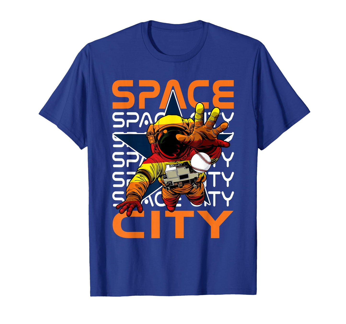 Classic Space City Proud Name Personalized Kawaii Houston T-Shirt