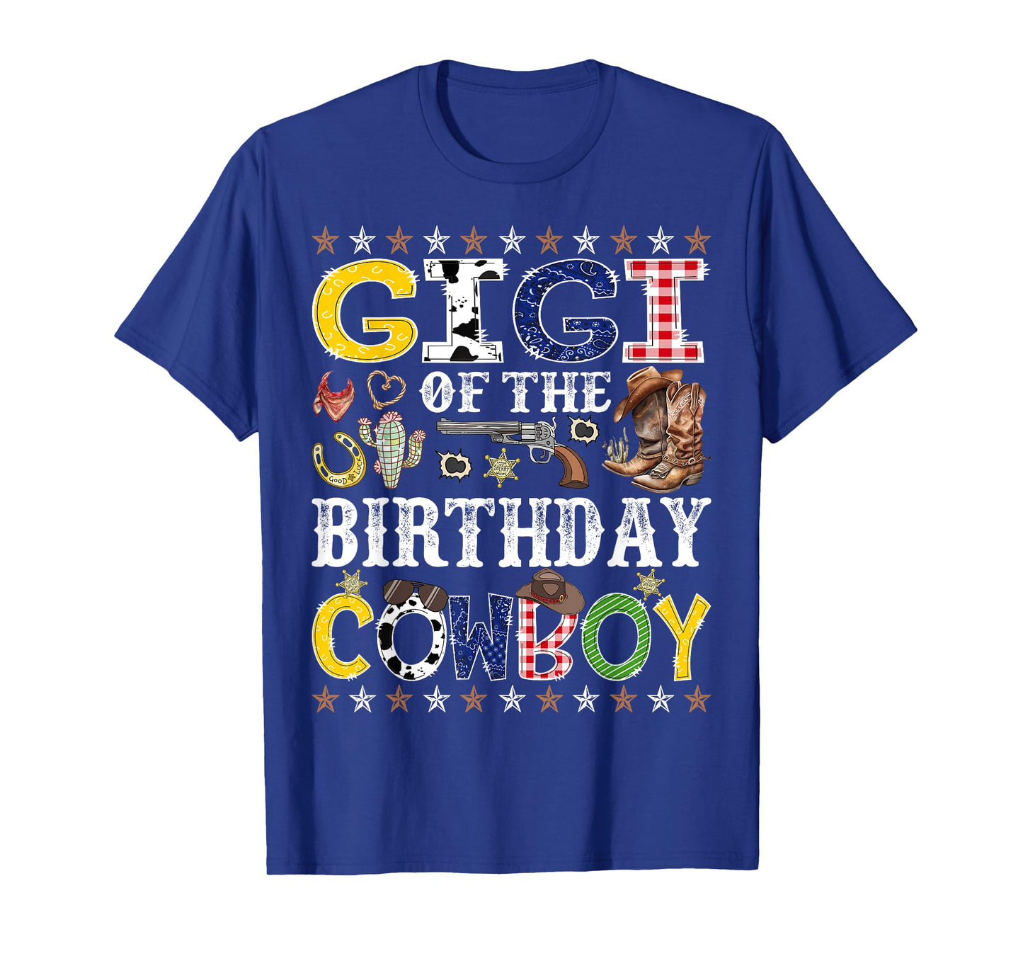 Gigi Of The Birthday Cowboy Western Rodeo Gigi T-Shirt