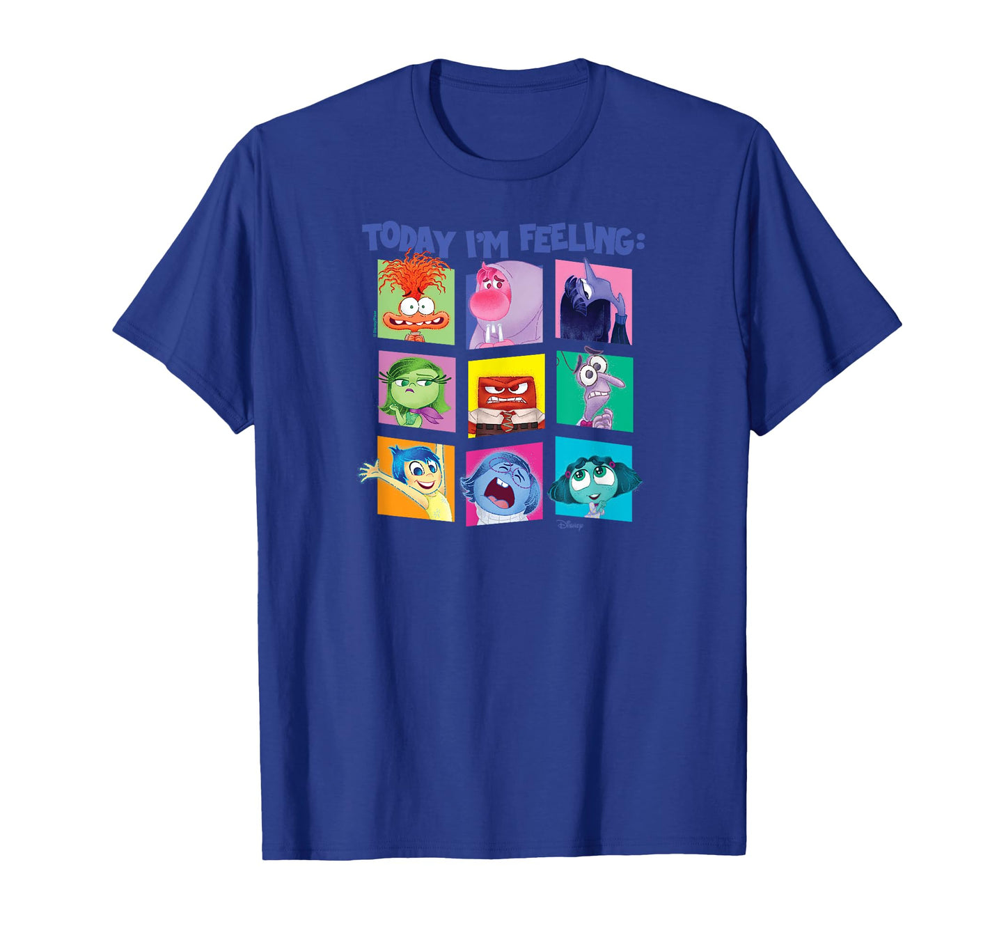 Inside Out 2 - Today I'm Feeling Emotion Characters Grid T-Shirt