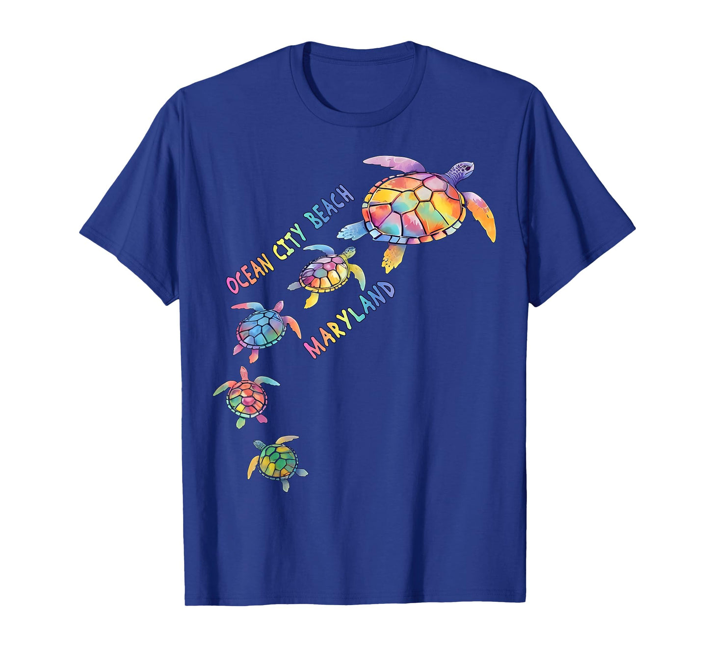 Ocean City Beach Maryland Sea Turtle Lover Beach T-Shirt