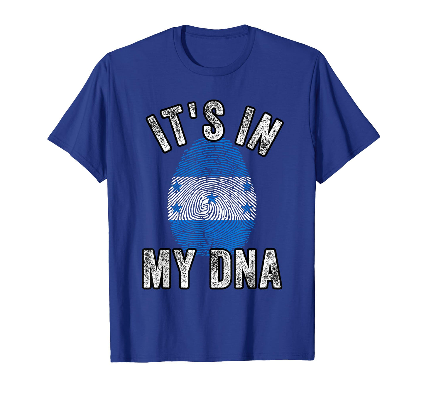 Funny it's in my DNA Honduras flag Fingerprint T-Shirt