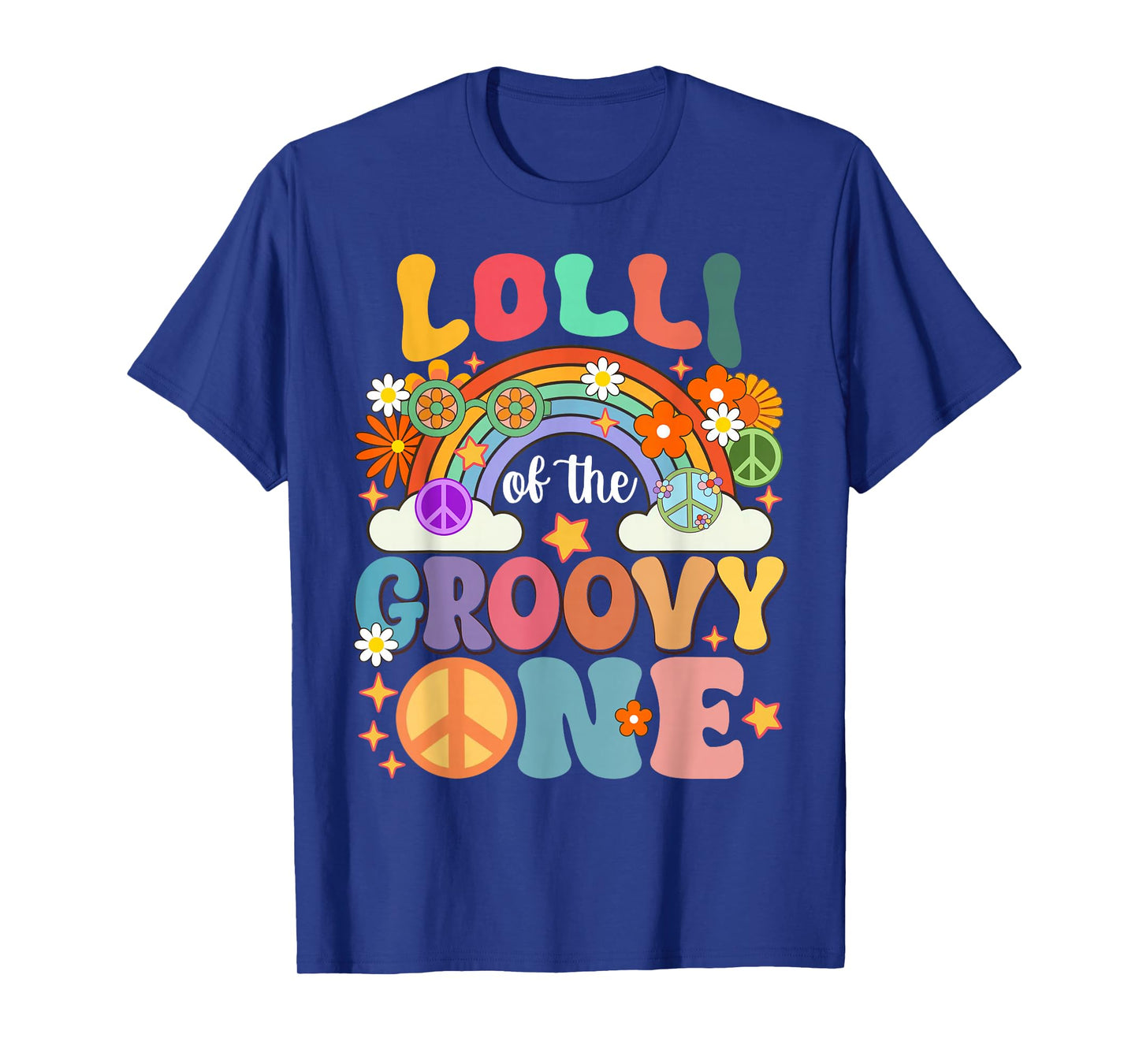 Retro Lolli of Groovy One Matching Family 1st Birthday T-Shirt