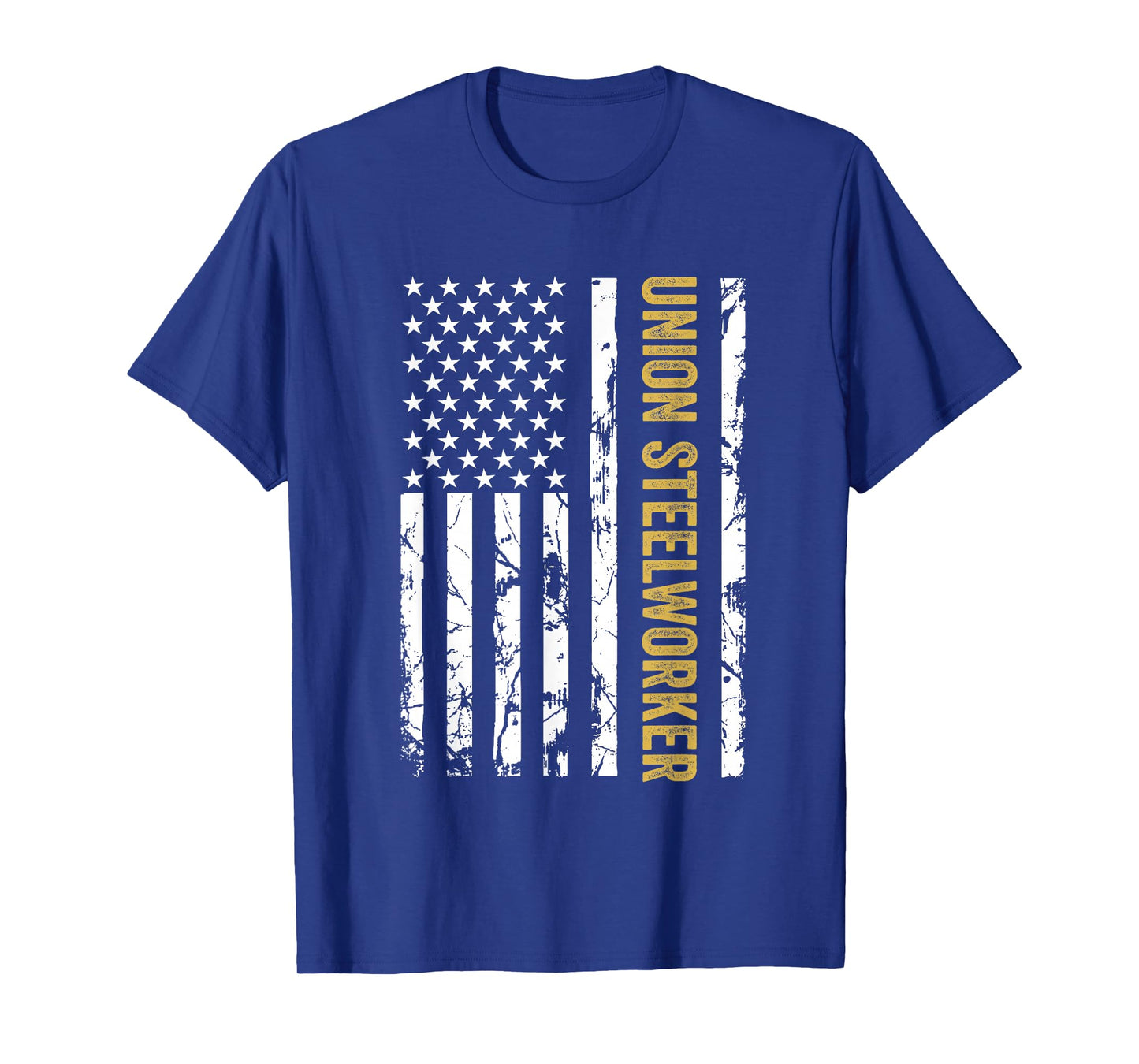Union Steelworker USA American Flag Pro Union Workers Rights T-Shirt