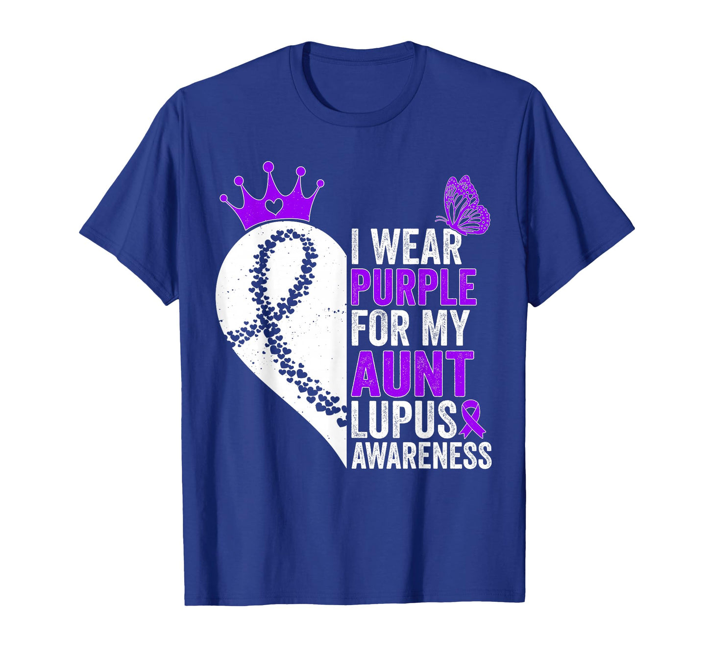 I Wear Purple for my Aunt Lupus Awareness T-Shirt