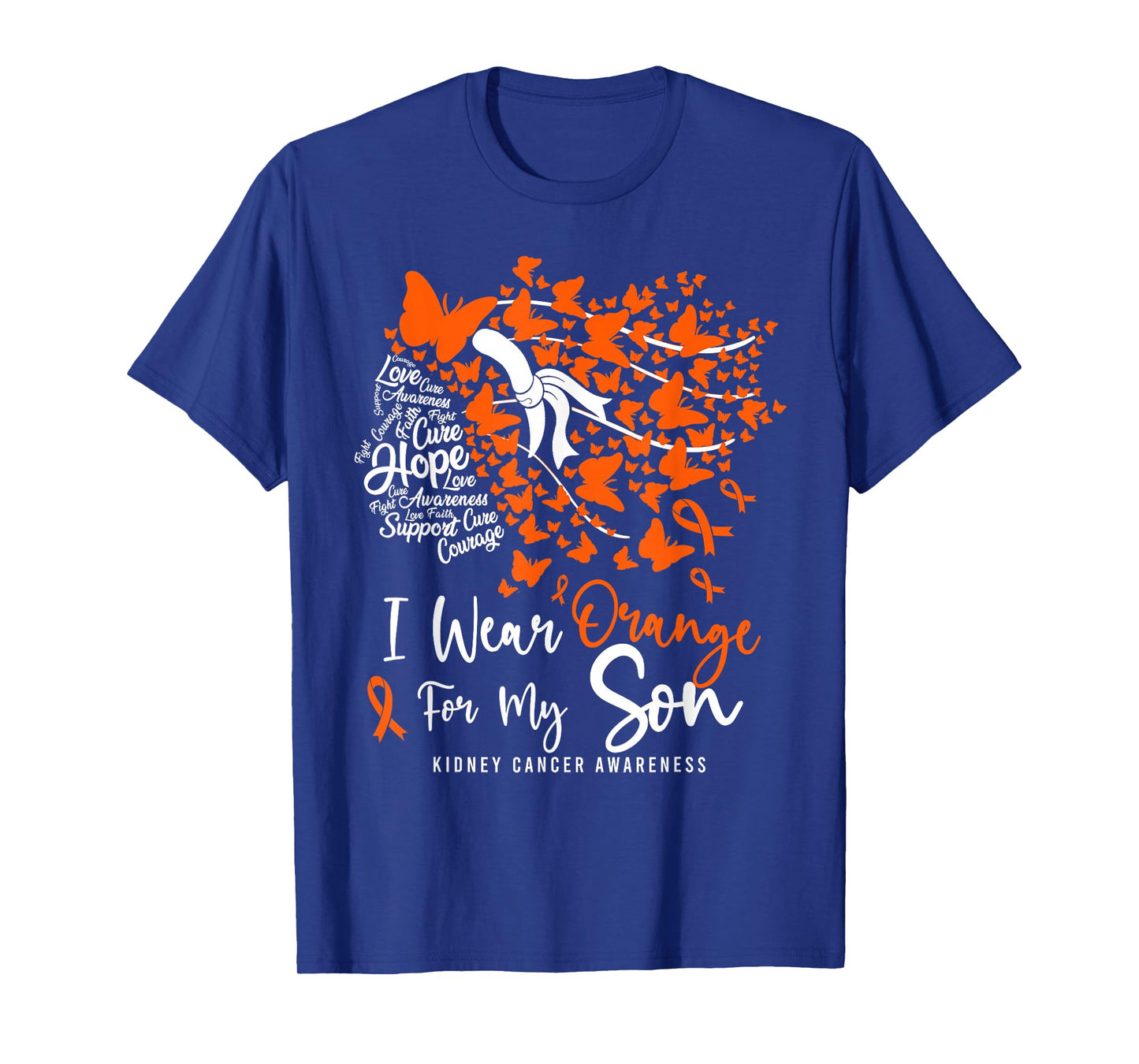 I Wear Orange For My Son Kidney Cancer Awareness Month T-Shirt
