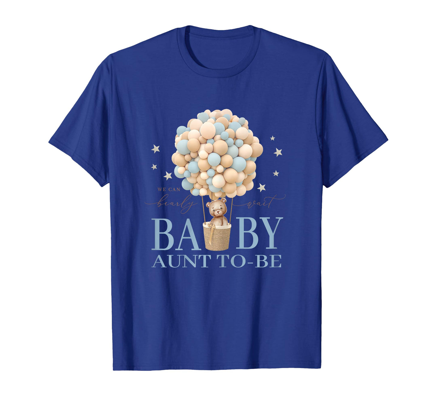 Aunt We Can Bearly Wait Baby Shower Bear Family Matching T-Shirt