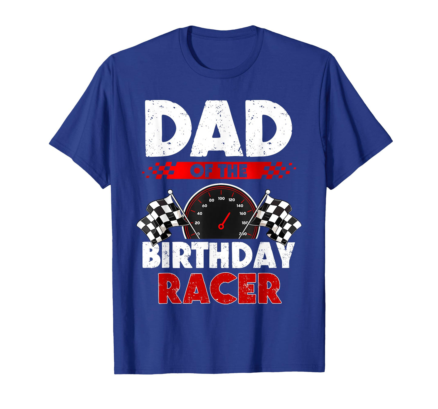 Dad of The Birthday Racer Race Car Party Matching Family T-Shirt