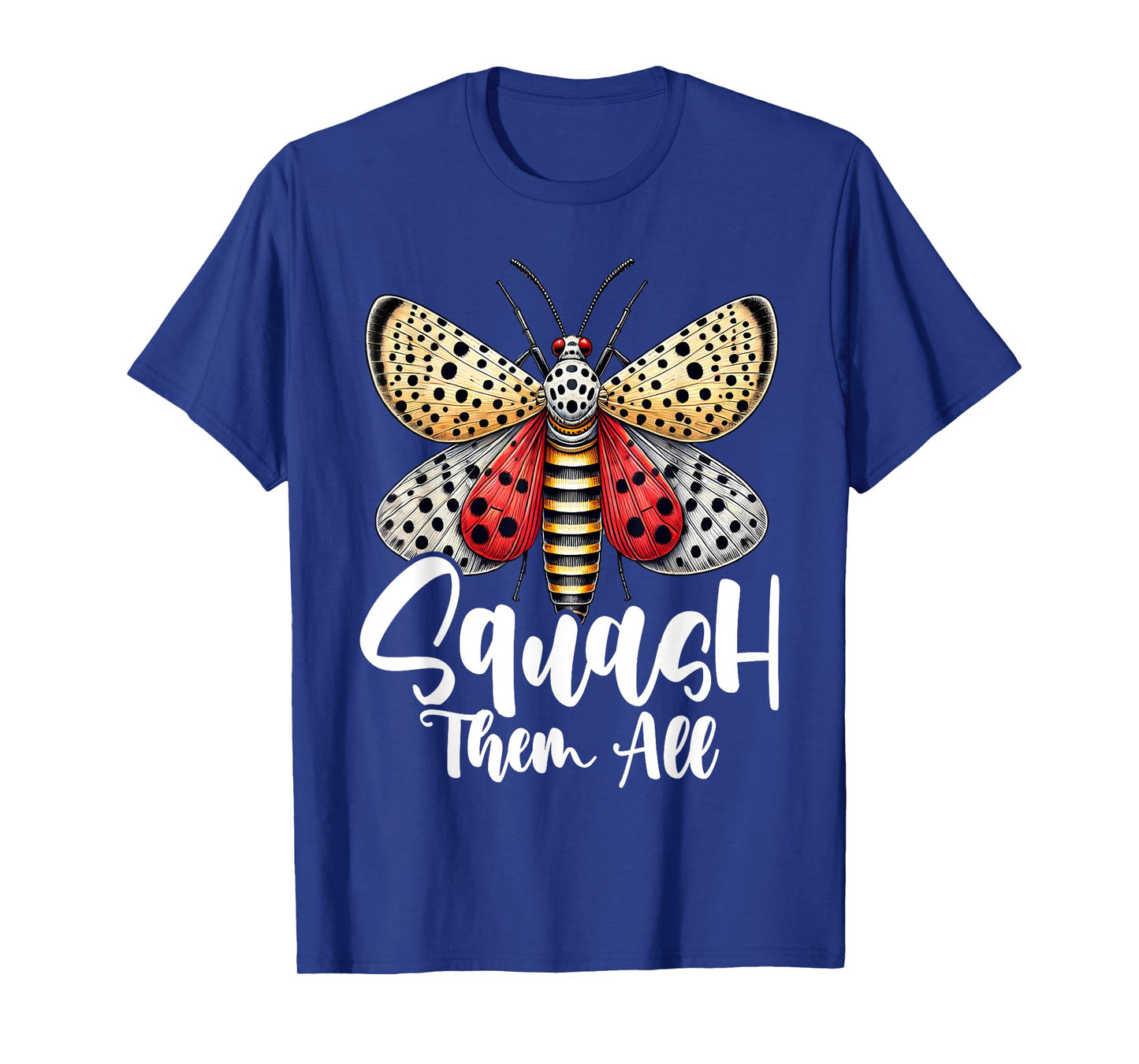 Spotted Lanternfly Trap Squash Them All Ninja Lantern Fly T-Shirt