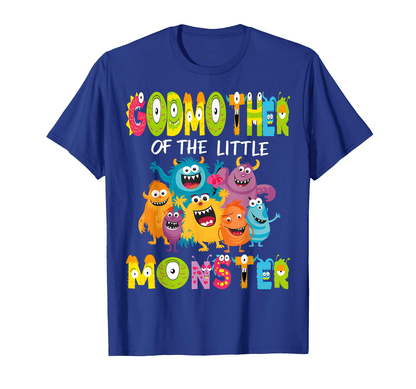 GodMother Of The Little Monster 1St Birthday Kids Party T-Shirt