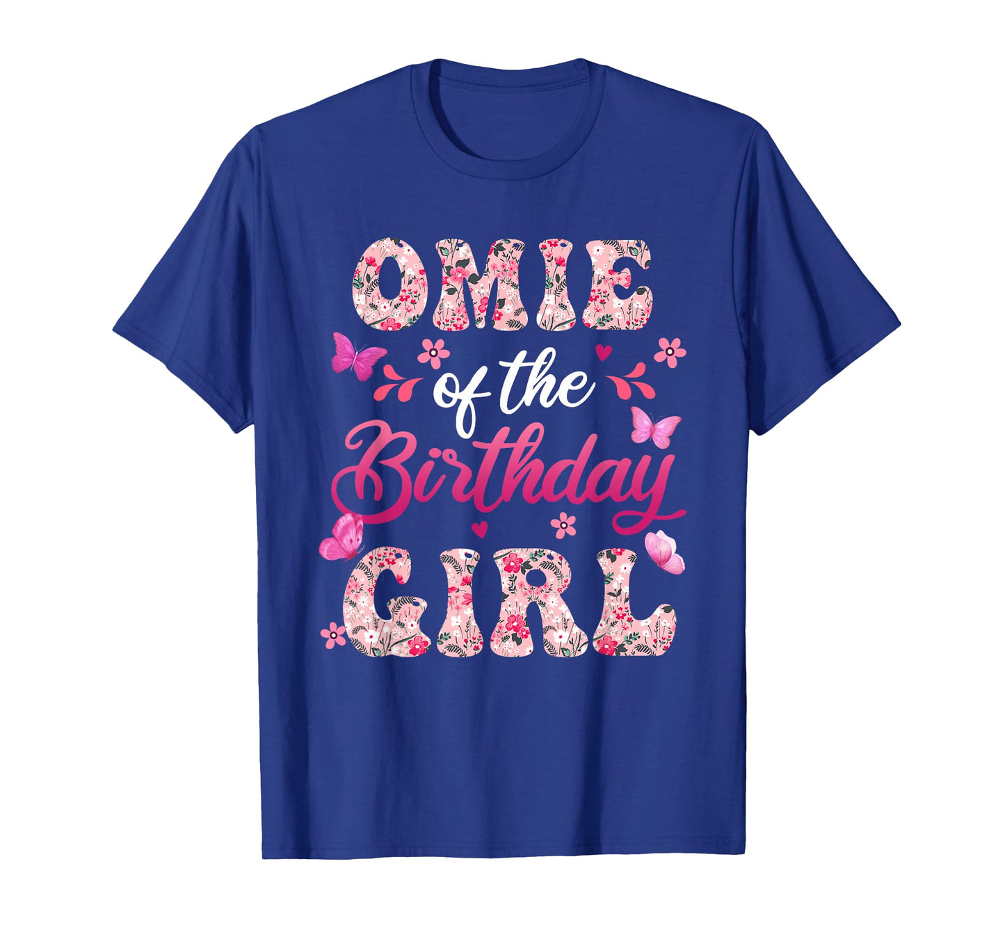 Omie of The Birthday Girl Butterfly Family Matching T-Shirt